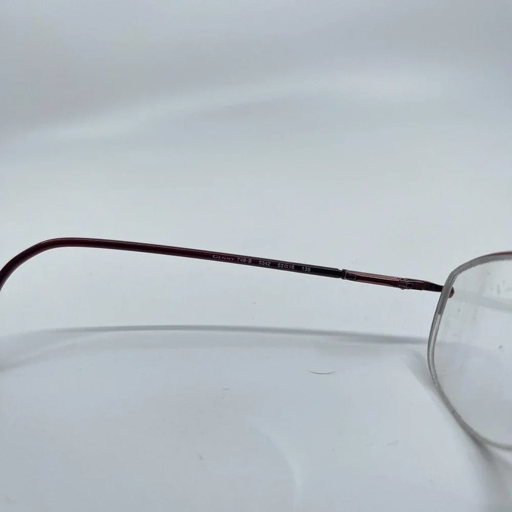 GENNY 748-B‎ 5342 53-18-135 Red Eyeglasses Frames H6897